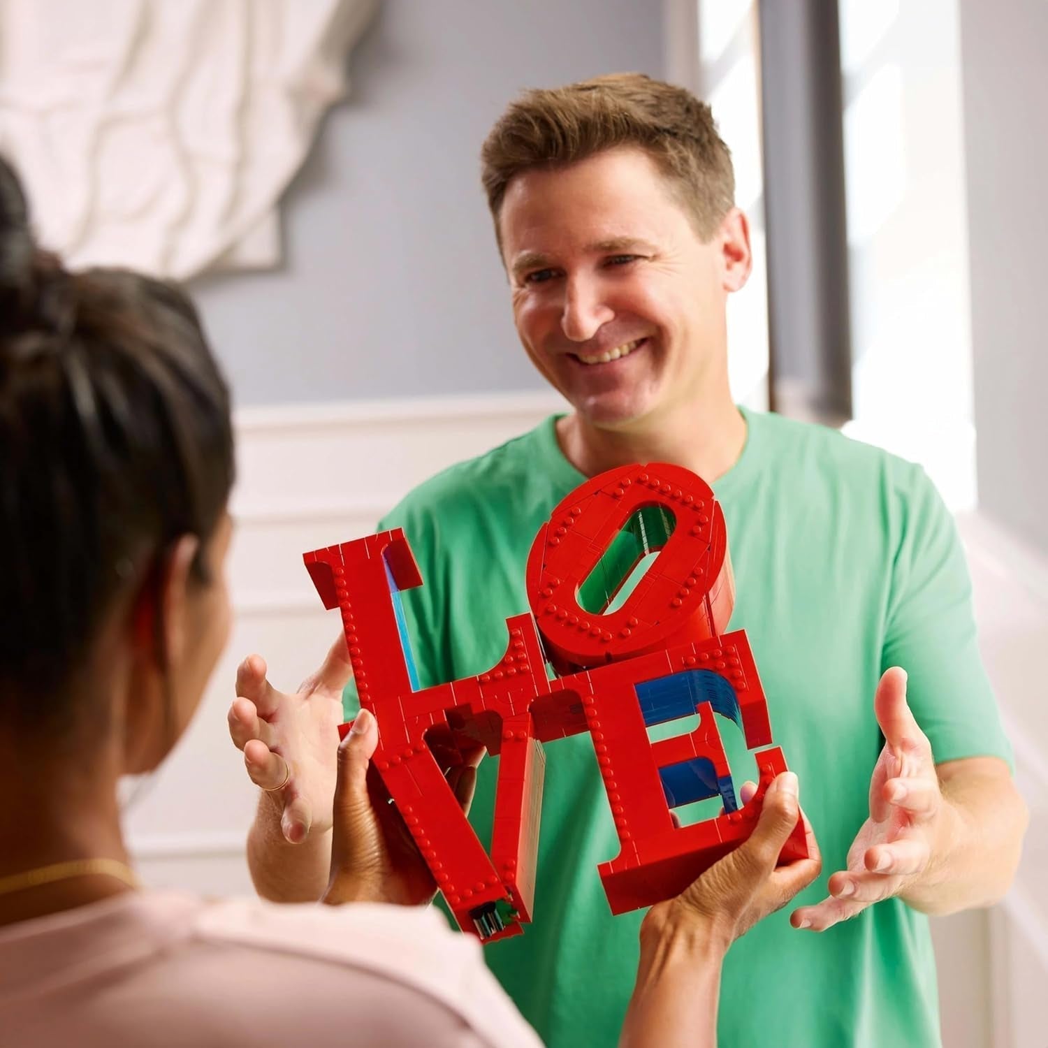 LEGO Art Love, set de construcție pentru adulți, decorațiuni pentru casă, cadou de Ziua Îndrăgostiților și Ziua Mamei, cadou pentru femei și bărbați, activitate creativă pentru iubitorii de artă și design 31214 Seturi de constructie Besuche den LEGO-Store