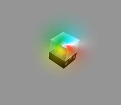 fischertechnik LED Set 533877 – Ensemble intégré avec 2 LED arc-en-ciel et 2 LED blanches, pour un effet de lumière intense