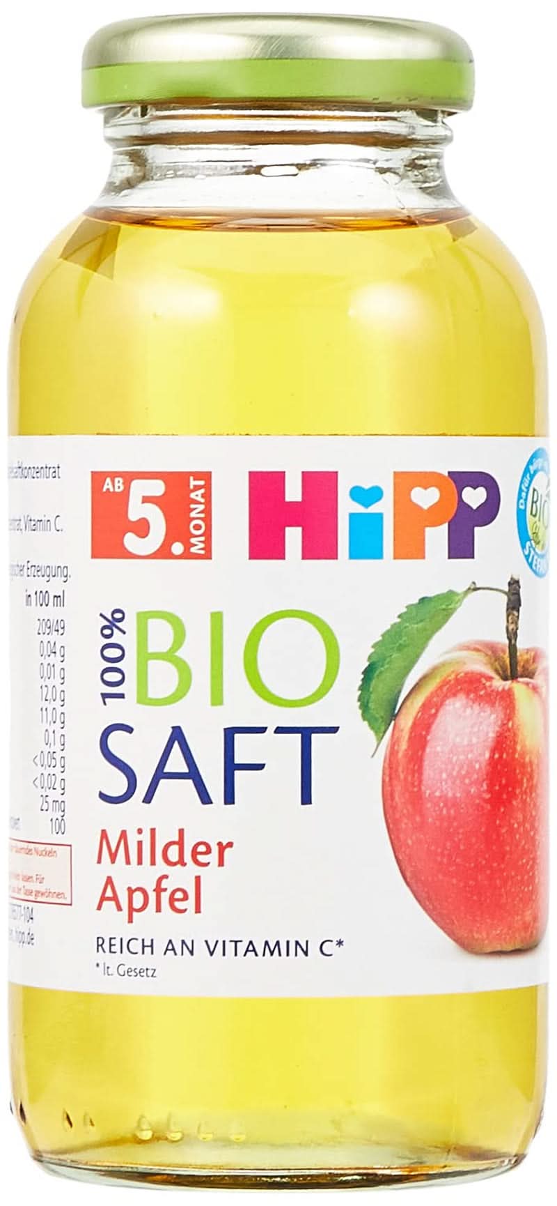 Hipp Banane-Pomme Bio, lot de 6 (6 X 200 ml) Mère et Enfant Naty Shop 6 x 200 ml Pommes