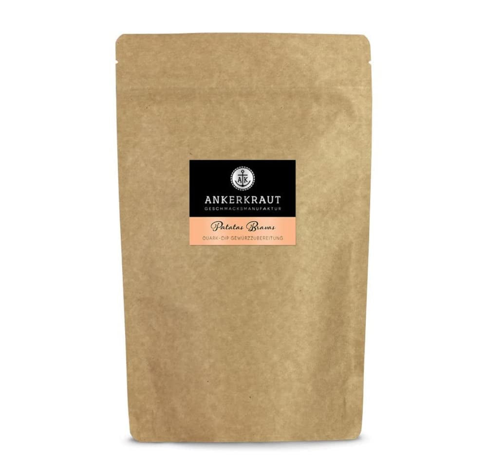 Ankerkraut Patatas Bravas, Gewürzmischung für Spanish Kartoffelwürfel, 90g dans un verre en liège
