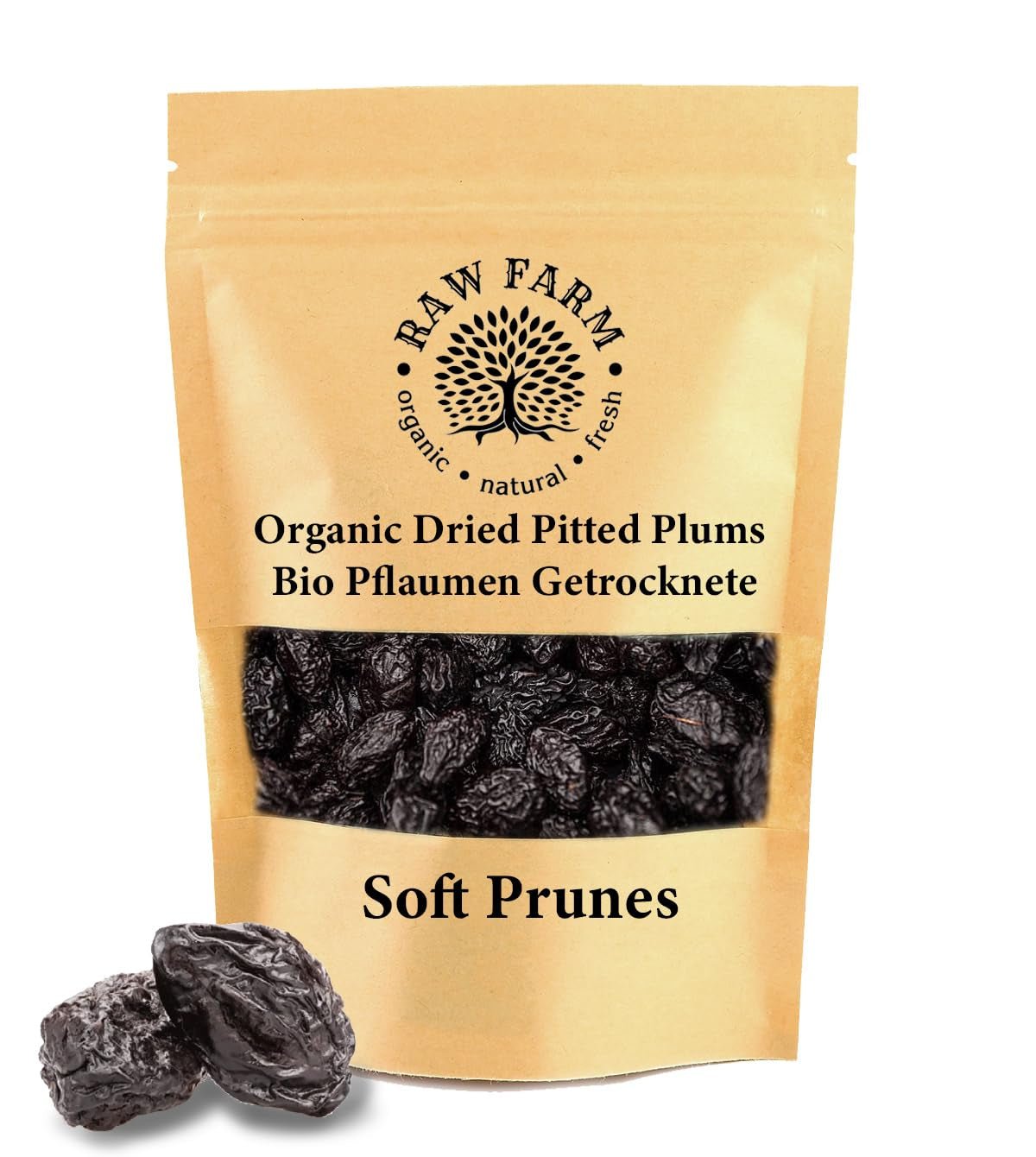 1 kg de prunes séchées bio à noyaux mous, sans additifs ni conservateurs, entièrement naturels Produits séchés Naty Shop Titre par défaut