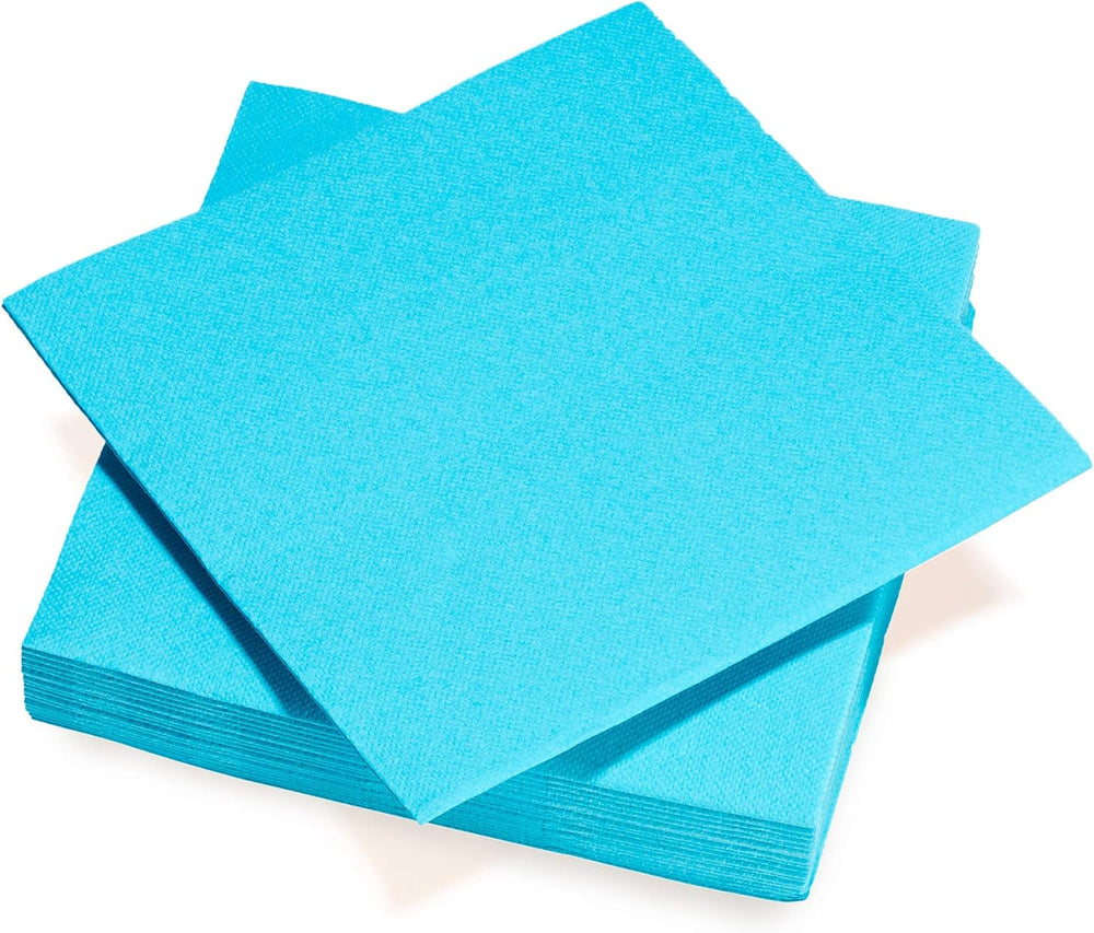 - Serviettes en papier Tex Touch - Noir - Serviettes certifiées Fsc® - Recyclables et Biodégradables - Lot de 40 grandes serviettes noires 38 X 38 Cm