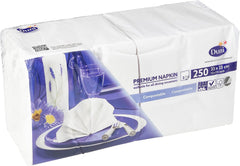 Serviette, papier, blanche, 33 cm, 250