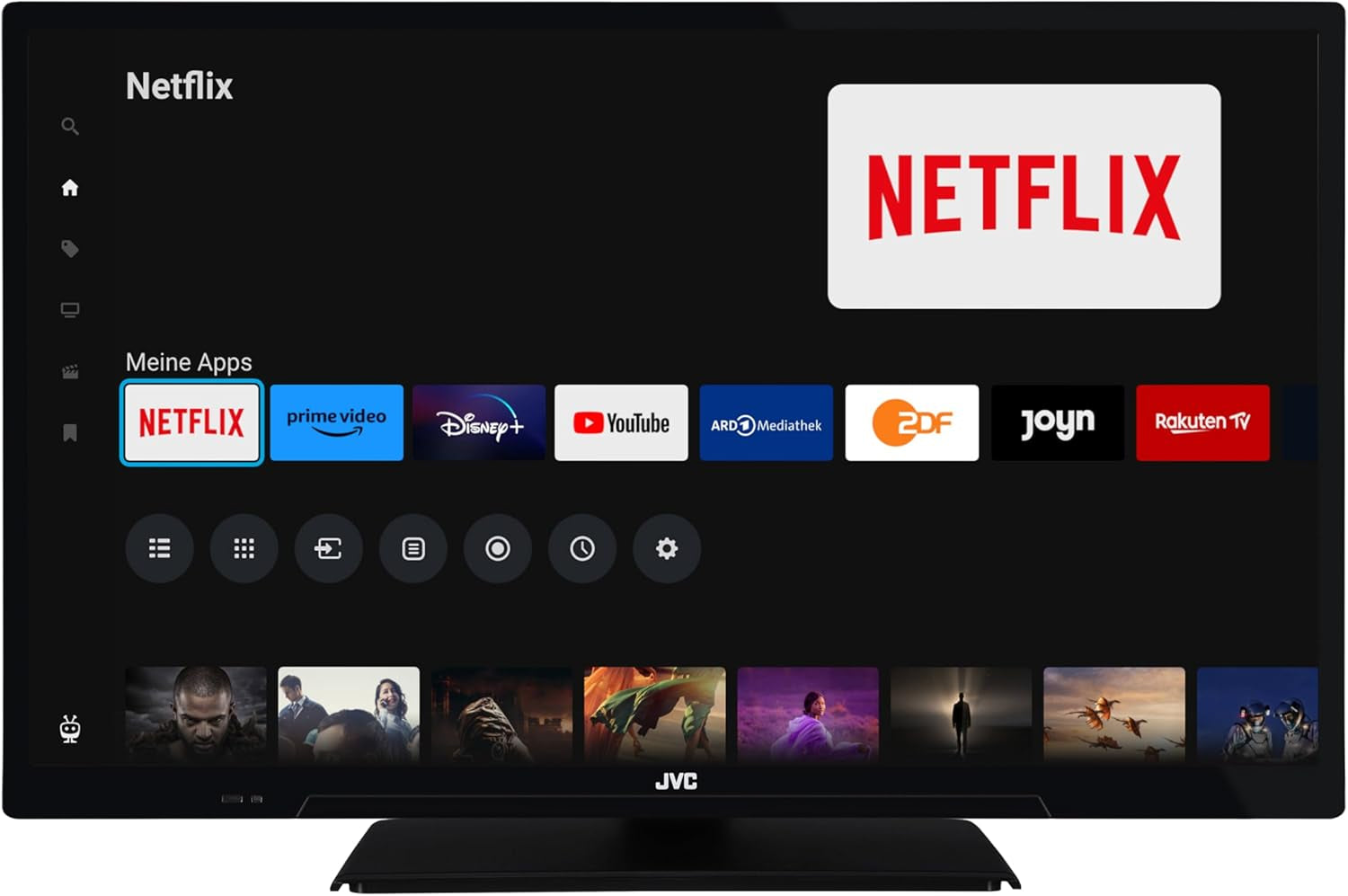 Televizor inteligent JVC de 32 de inci, cu tehnologie TiVo (Full HD, HDR, tuner triplu, 6 luni HD+ inclus) LT-32VF5355W