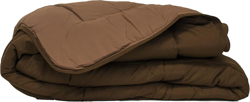 Calgary Duvet Cover Poliester Chocolate/Mocca, Poliester, Chocolat/Moka, 240X220X1 Cm Plapumi si pilote Naty Shop 220X160X1 cm