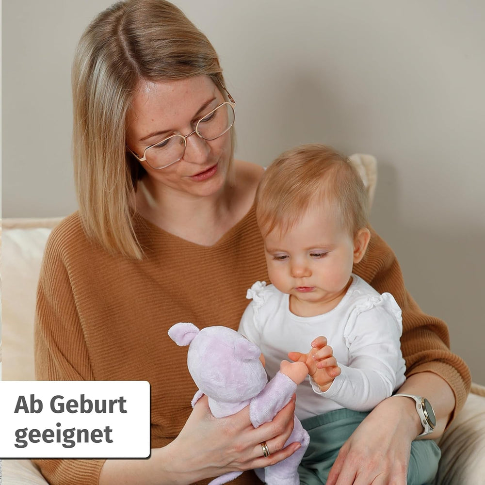 BABY Born for Babies Maus 26cm, weiche 26 cm Puppe mit Öhrchen und Fingertaschen, für Neugeborene, 836590 Zapf Creation