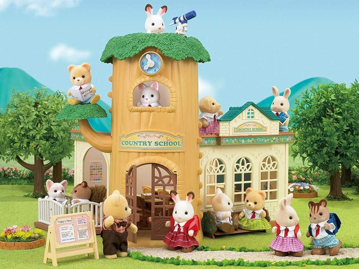 Sylvanian Families 5105 École d'Oak Grove - Ensemble de jeu pour maison de poupée