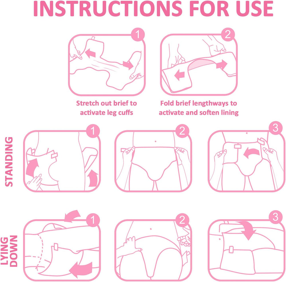 Couches imprimées adultes 5500-5800 ml, 10 pièces - Baby Usagi (XL)