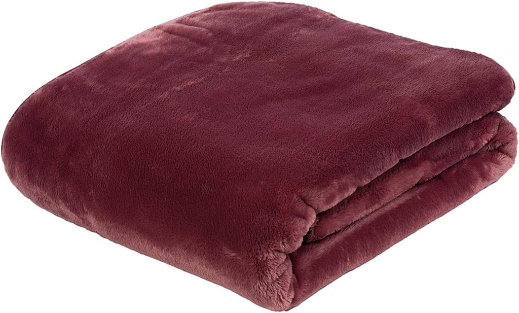 Gözze - Pătură confortabilă Premium Cashmere-Feeling, 500 G/M², 180 X 220 Cm - muștar Paturi si Cuverturi Besuche den GÃ¶zze-Store Fructe de pădure 130 X 170 Cm