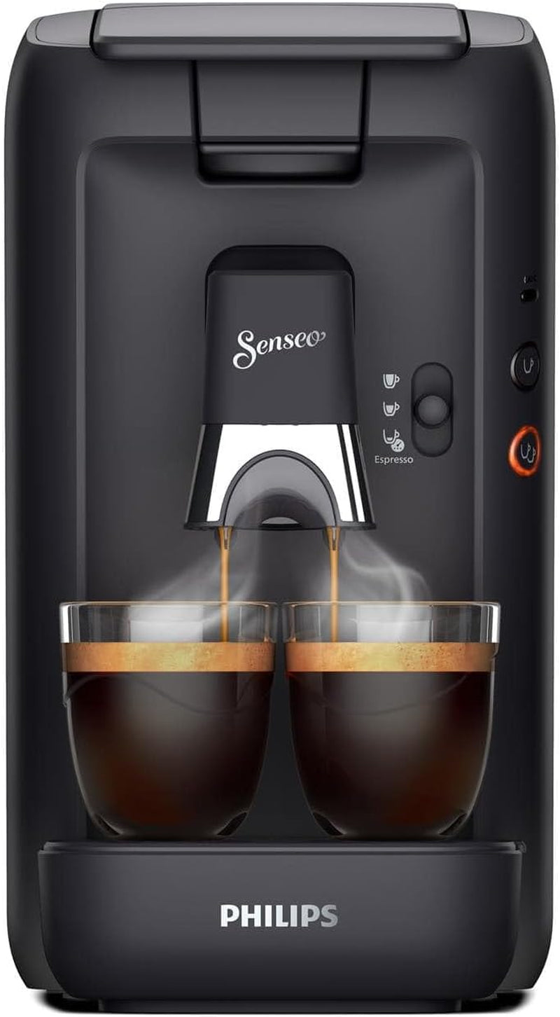 Machine à expresso à capsules PHILIPS Senseo Maestro - Technologie Intense Plus, Espresso de haute qualité, Design écologique, Réservoir d'eau 1,2 L, Fonction Mémo, Indicateur de détartrage (CSA260/60)