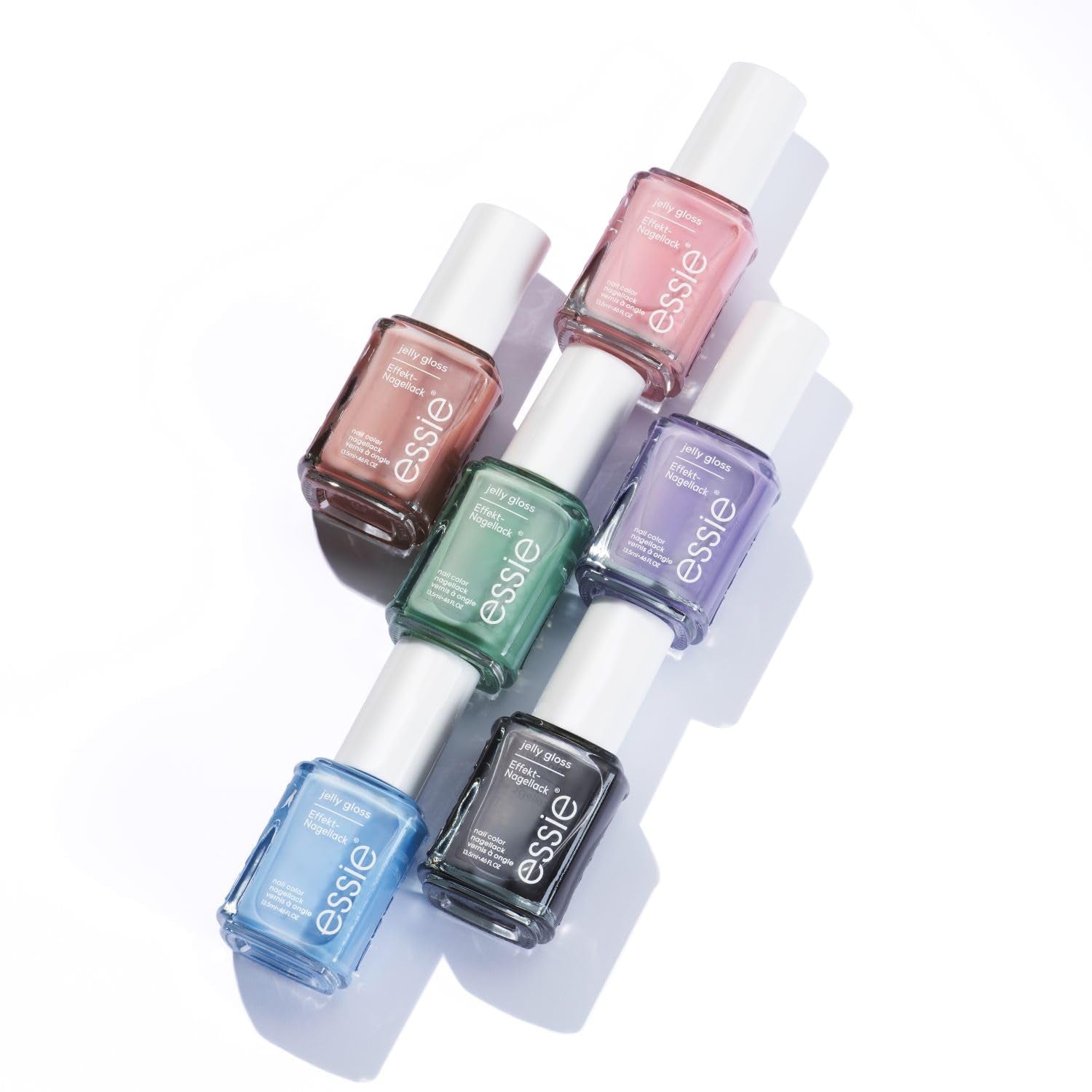 Vernis à ongles Essie – N° 60 blush jelly, couleur de vernis à ongles rose, collection Essie Jelly Gloss, 13,5 ml