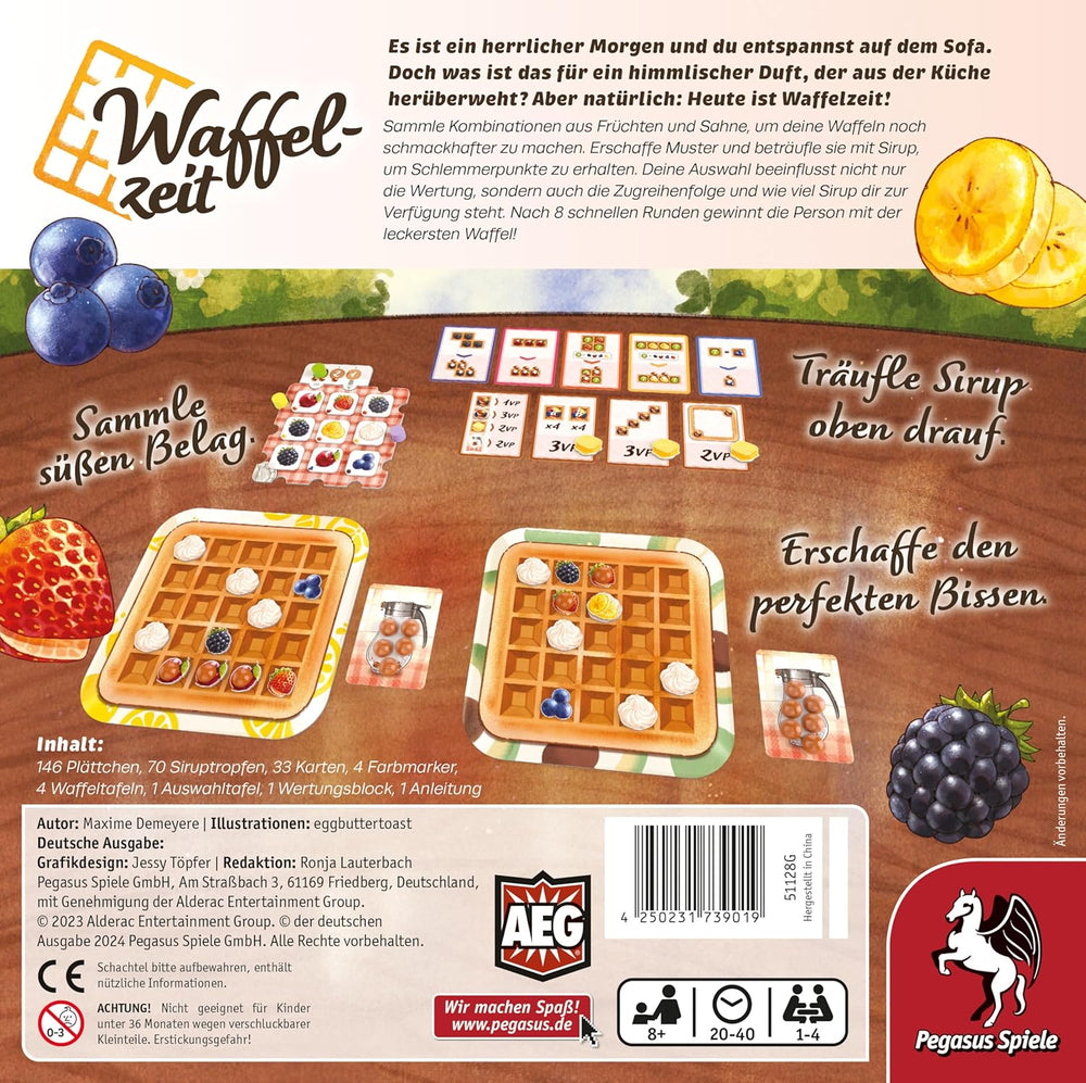 Pegasus Games Waffle Time, 4032 centimètres cubes