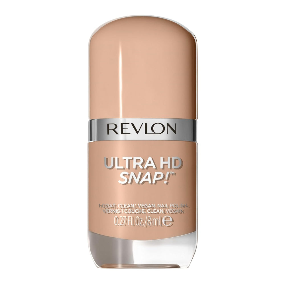 Revlon Ultra HD Snap Vernis à ongles longue durée Formule végétalienne Séchage rapide Une couche Couleur à couverture complète (8 ml) Hot Stuff (007) Unisexe