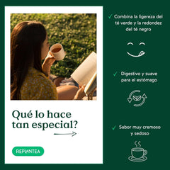 Thé Oolong au lait BIO (100 g) | Thé Oolong en vrac de qualité supérieure aux notes de lait crémeuses et sucrées | Spécialité de thé délicate | REPLANTER