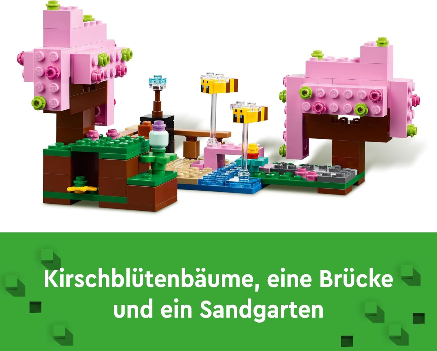 LEGO Minecraft Jardin de jouets du verger de cerisiers en fleurs à explorer avec Sunny, Sniffer, Zombie et Bees Gamer Cadeau pour garçons et filles de 8 ans 21260 Jeux de construction Beuche den LEGO-Store