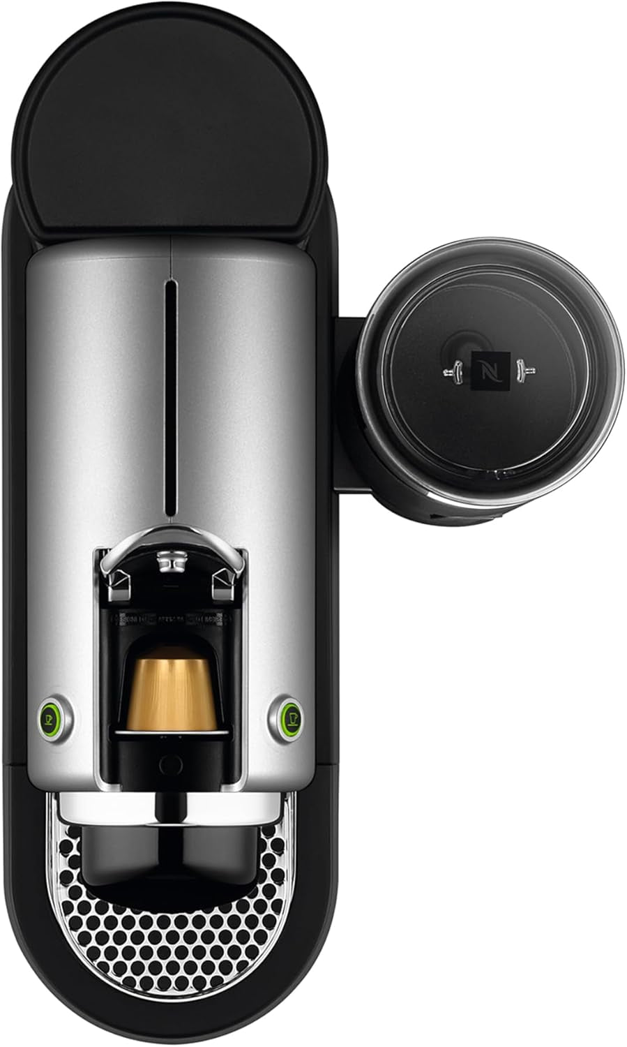 Machine à expresso avec capsules Nespresso XN761B Citiz&Milk | Mode veille automatique | 1260 watts | Capacité du réservoir d'eau : 1 l | Pression de la pompe : 19 bars | Argent