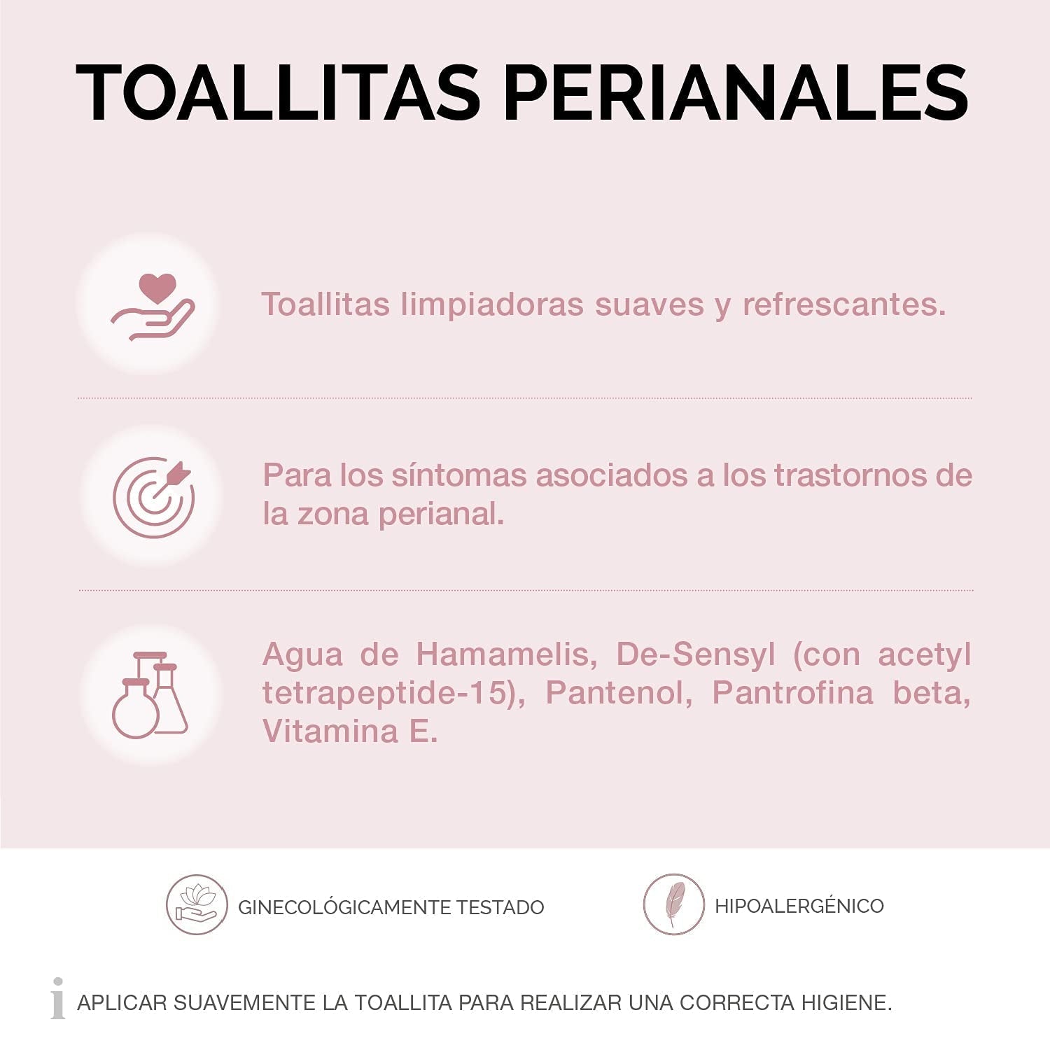 Lab - Lingettes périanales, Lingettes nettoyantes humides pour l'hygiène périanale, Provitamine B5, hydratantes, hypoallergéniques, sans paraben ni alcool, testées dermatologiquement - 15 pièces