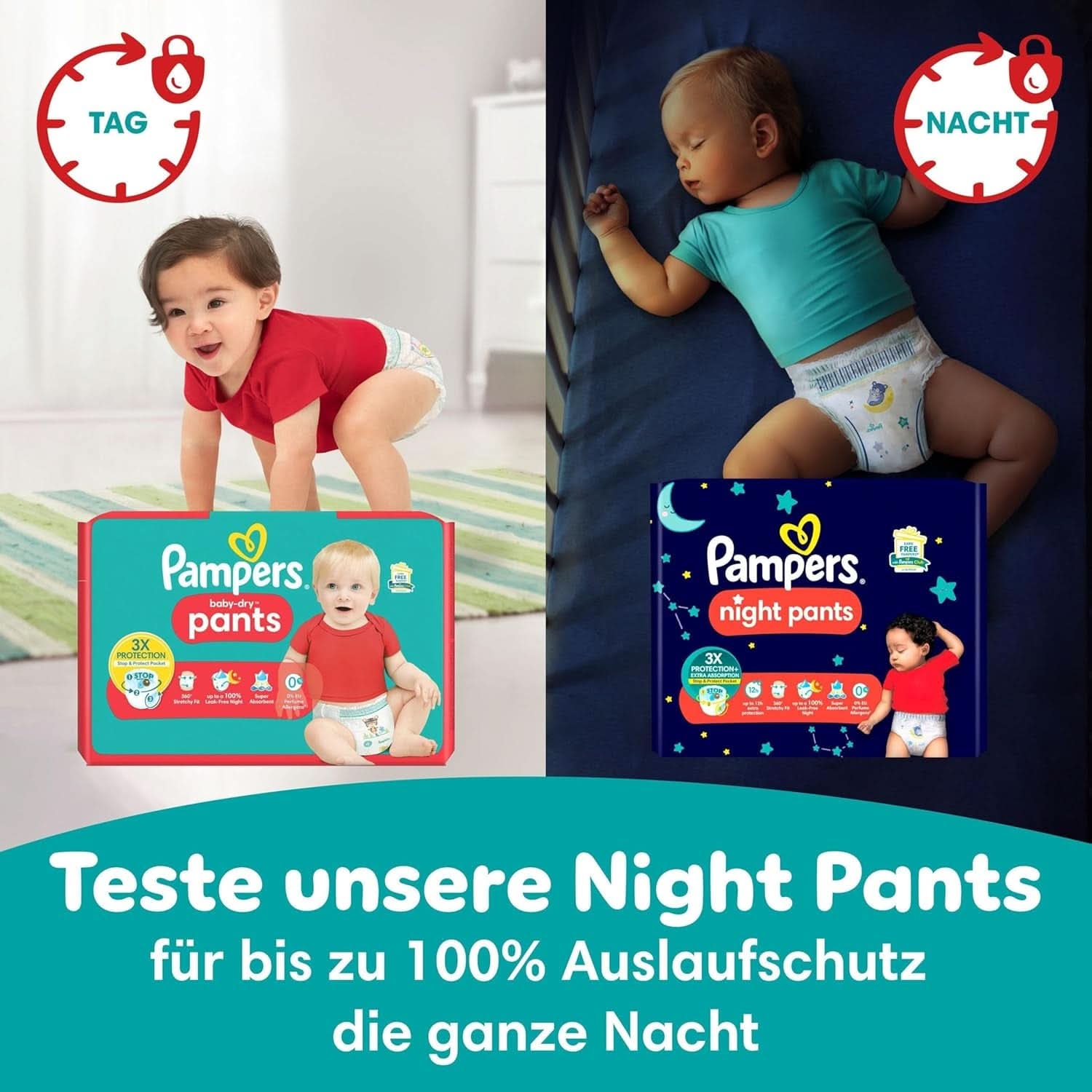 Pampers Windeln Pants Größe 5 Baby-Dry, 160 Windeln, 12Kg-17Kg, 360° Fit Hilft, Auslaufen Zu Verhindern Mère et Enfant Naty Shop