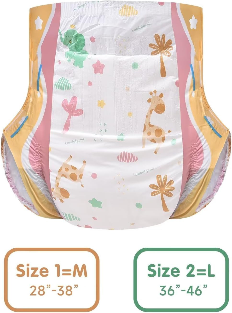 Landofgenie Couches à enfiler pour adultes pour la nuit, 10 pièces