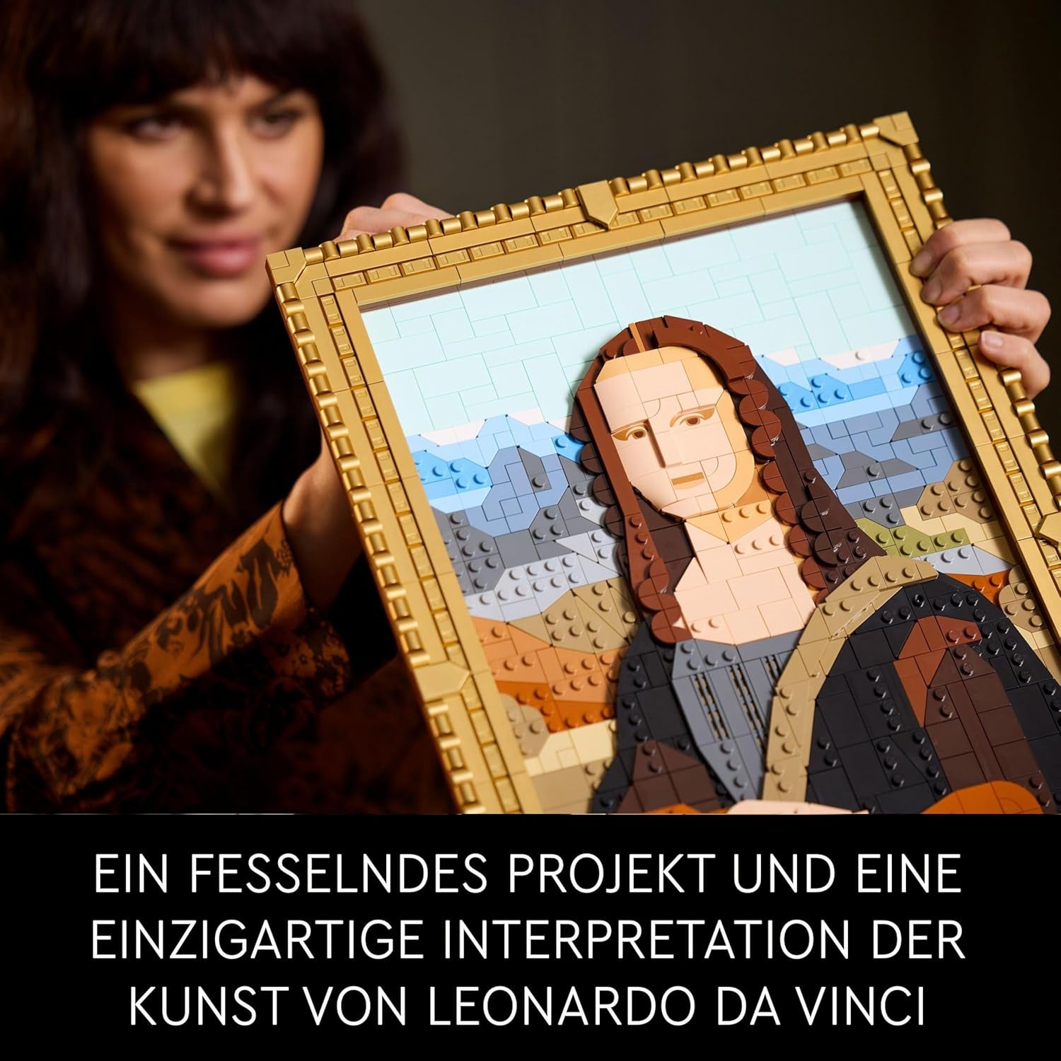 LEGO Art Mona Lisa, ensemble adulte, peinture de Léonard de Vinci à suspendre, activité créative pour hommes et femmes, cadeau pour les amateurs d'art, art de la Renaissance italienne 31213 Ensembles de construction Besuche den LEGO-Store