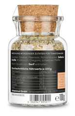 Ankerkraut Tomatensaucen, pour pâtes, spaghetti, tortellini et classiques aus italien, Lecker zu Hause cochen, Mischung würzender Ingredient für Tomatenmark, 100 g dans un verre en liège