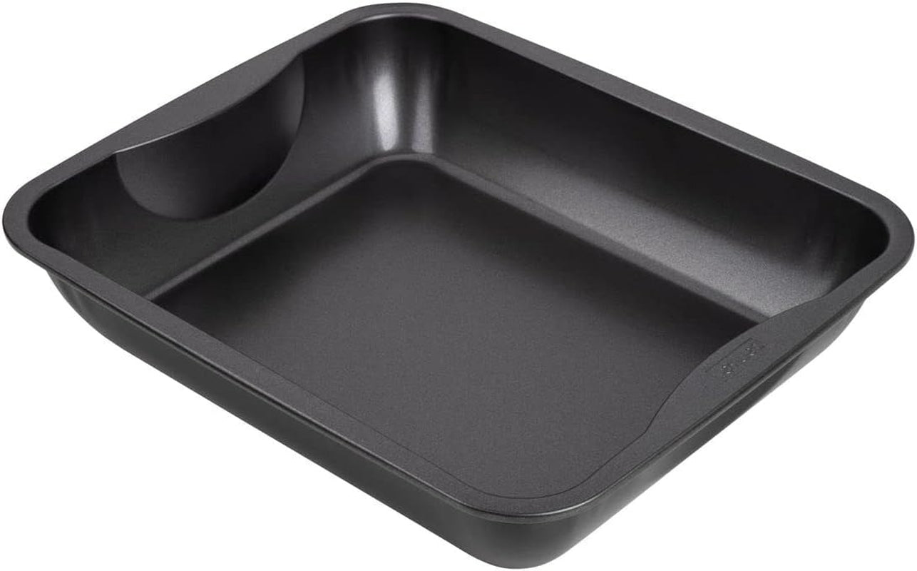 Zenker Xxl-Brat- Und Auslaufform (40 X 8 X 34 Cm) CUISSON SPÉCIALE, Rechteckige Ofenform Mit Antihaftbeschichtung, Backblech Für Krosse Braten & Saftige Aufläufe (Farbe: Schwarz), Menge: 1 Stück Moules et plateaux pour la cuisson Naty Shop