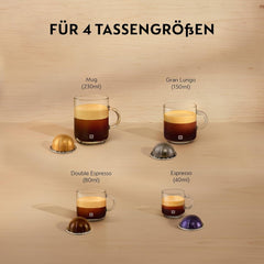 Machine à expresso avec capsules Nespresso Krups Vertuo Pop, capacité : 560 ml, reconnaissance automatique des capsules, système One Touch, 4 tailles de tasse, temps de chauffe raccourci, durable, Aqua Mint, XN9204