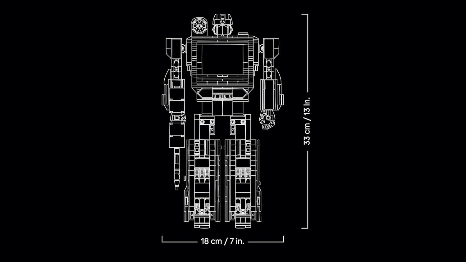 LEGO Icons Transformers : Soundwave Set pour enfants - Modellbau mit verwandelbaren Figuren inkl. Laserbeak & Ravage sovie einem Soundstein - Objet de collection et cadeau pour les fans - 10358