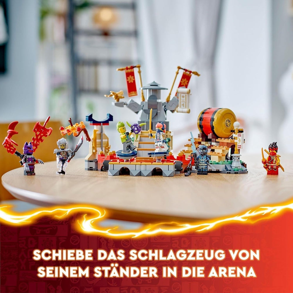 Jucărie LEGO NINJAGO Tournament Arena Adventure pentru copii, set de joacă Ninja cu 6 minifigurine, set de construcție de colecție, cadou de ziua de naștere pentru băieți și fete de la 7 ani 71818 Seturi de constructie Besuche den LEGO-Store