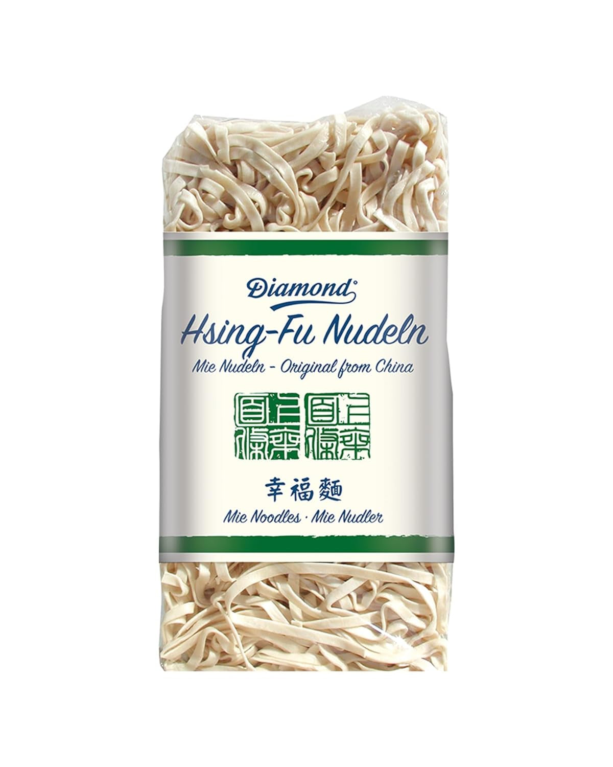 Nouilles DIAMOND Hsing-Fu, nouilles Mie asiatiques à la farine de blé pour wok et plats frits au wok - 12 x 250g