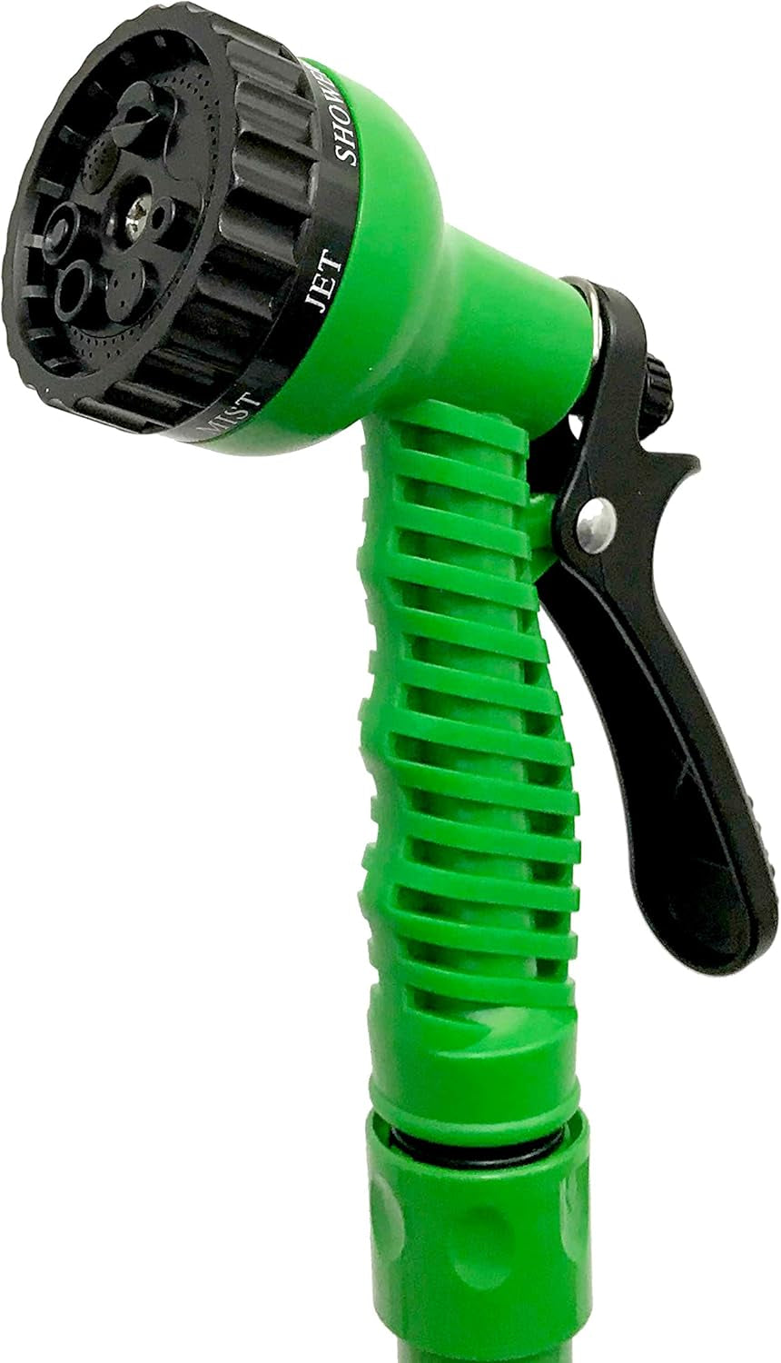 C2607A Hose Basic – Furtun extensibil cu presiune a apei, verde, 7,5 metri