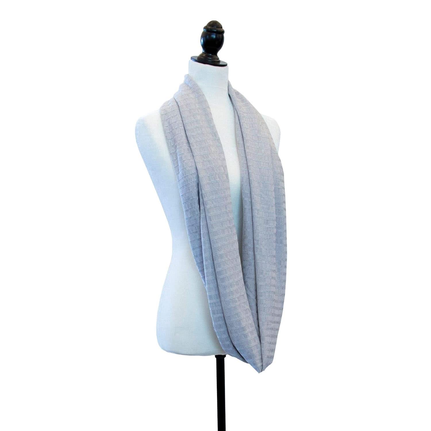 Chicco - Echarpe d'allaitement Boppy Infinity 17 Cm gris Accessoires Alimentation et Allaitement Bebe Naty Shop