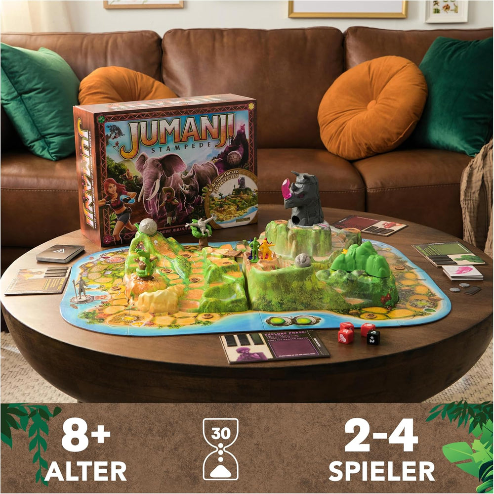 Spin Master Games - Jumanji Stampede - un jeu d'aventure 3D coopératif massif pour toute la famille, 2 à 4 joueurs, à partir de 8 ans