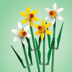 Jonquilles LEGO Botanicals - Cadeaux de Pâques pour filles et garçons - Fleurs artificielles pour enfants - Bouquet de fleurs comme décoration de chambre ou de bureau - Cadeau pour femme - 40747 Jeux de construction Besuche den LEGO-Store