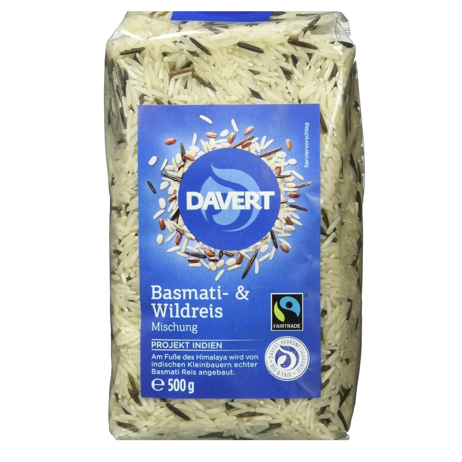 Davert Mélange basmati et riz sauvage, bio, 500g
