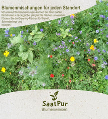 50-75 M² Schmetterlingswiese 0,5 Kg (Ohne Gras, Mit Saathelfer) – Für Sandige Standorte 500G Wildblumenmischung Blumenmischung