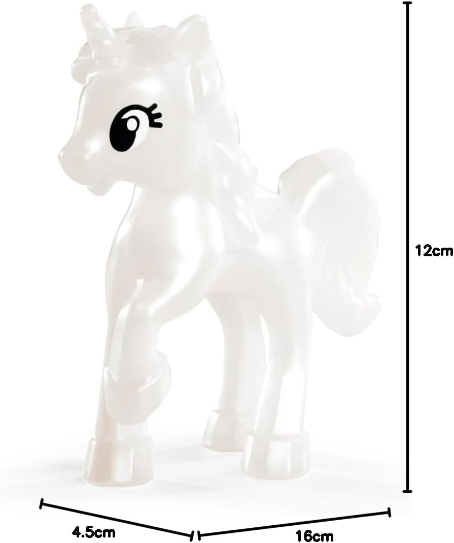 Simba Evi Princesse Fantasy of Love Poupée dans une robe de conte de fées avec une licorne étincelante 12 cm Poupée de jeu à partir de 3 ans
