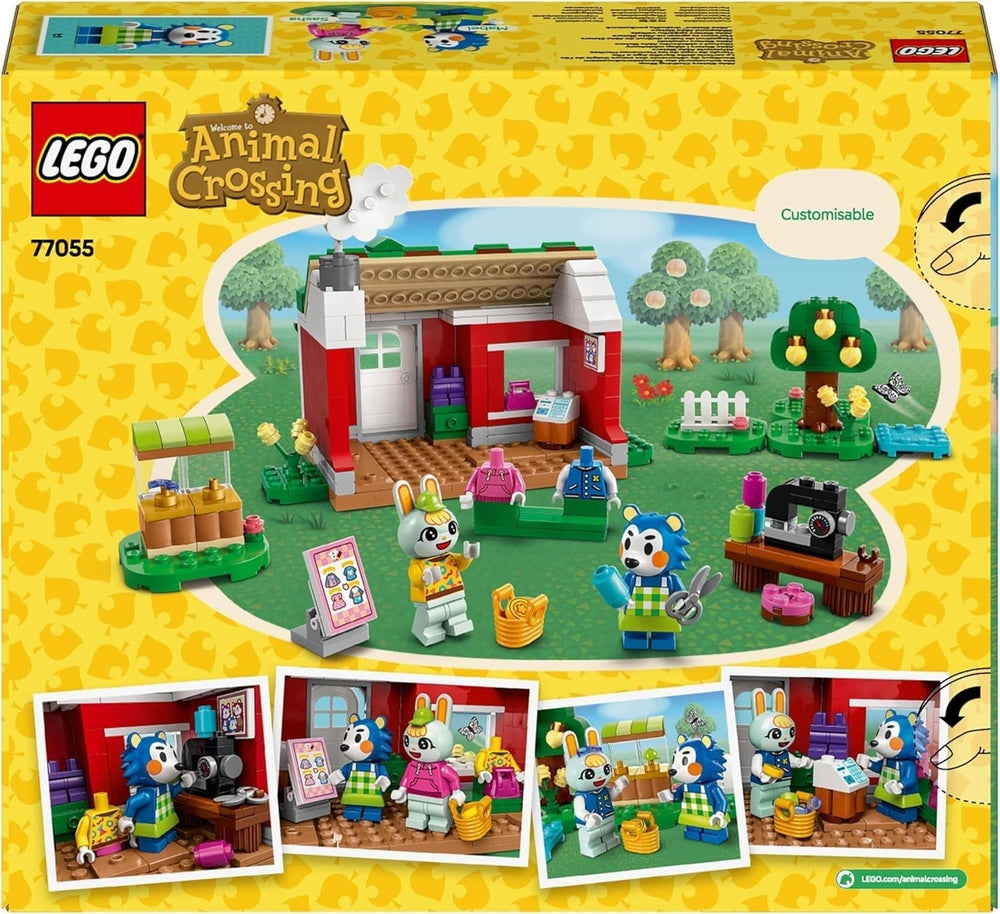 LEGO Animal Crossing Tailoring Sisters Ensemble de construction de jeu de rôle créatif, cadeau pour les filles, les garçons et les fans de jeux vidéo à partir de 6 ans, Ensemble de jeu d'aventure 77055 Ensembles de construction Besuche den LEGO-Store