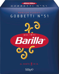 Pâtes Barilla Classic Gobbetti no. 51 de blé dur, toujours al dente (1 x 500 g)