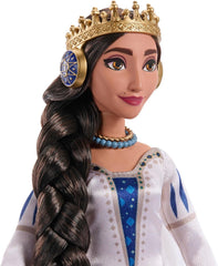 Mattel Disney Wish Königin Amaya von Rosas Modepuppe, bewegliche puppe et accessoires, HRC11
