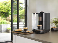 Machine à expresso à capsules K-FEE TWINS II pour café, thé et cacao | Machine à expresso pour grandes tasses | Chauffage rapide | Réservoir d'eau de 2,3 l | 19 barres | Cuivre noir