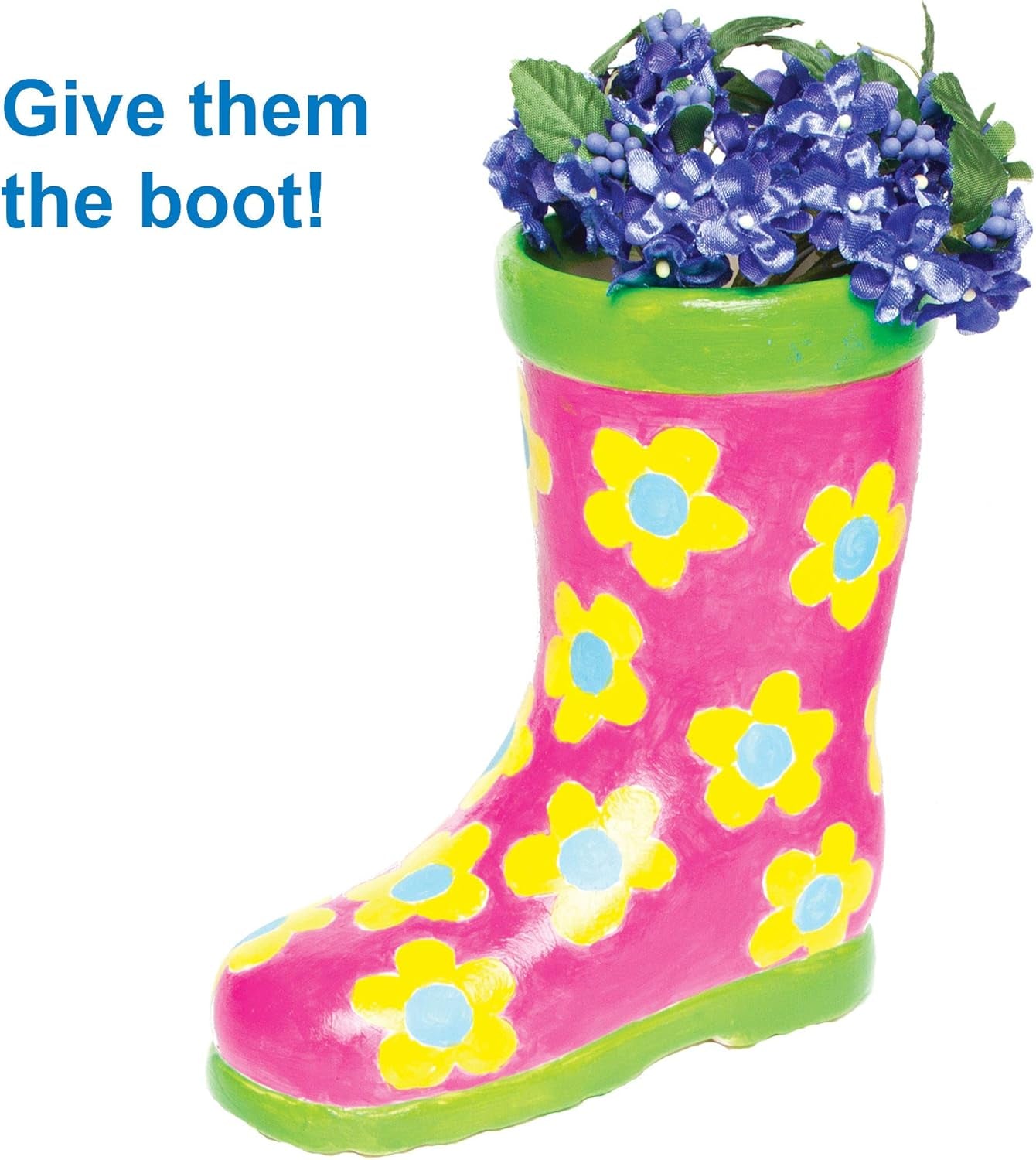 Baker Ross Pots en céramique « Wellies » pour enfants (paquet de 2)