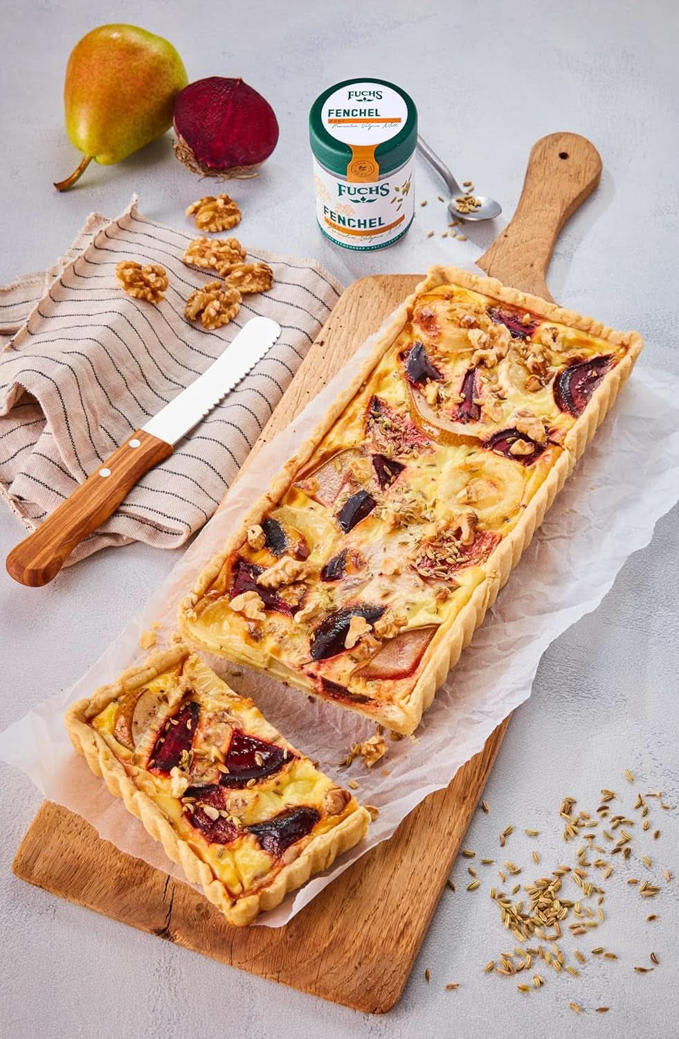 Fuchs - Fenicul întreg - aromă dulce și picantă pentru salate de fructe - 45 g Condimente Naty Shop