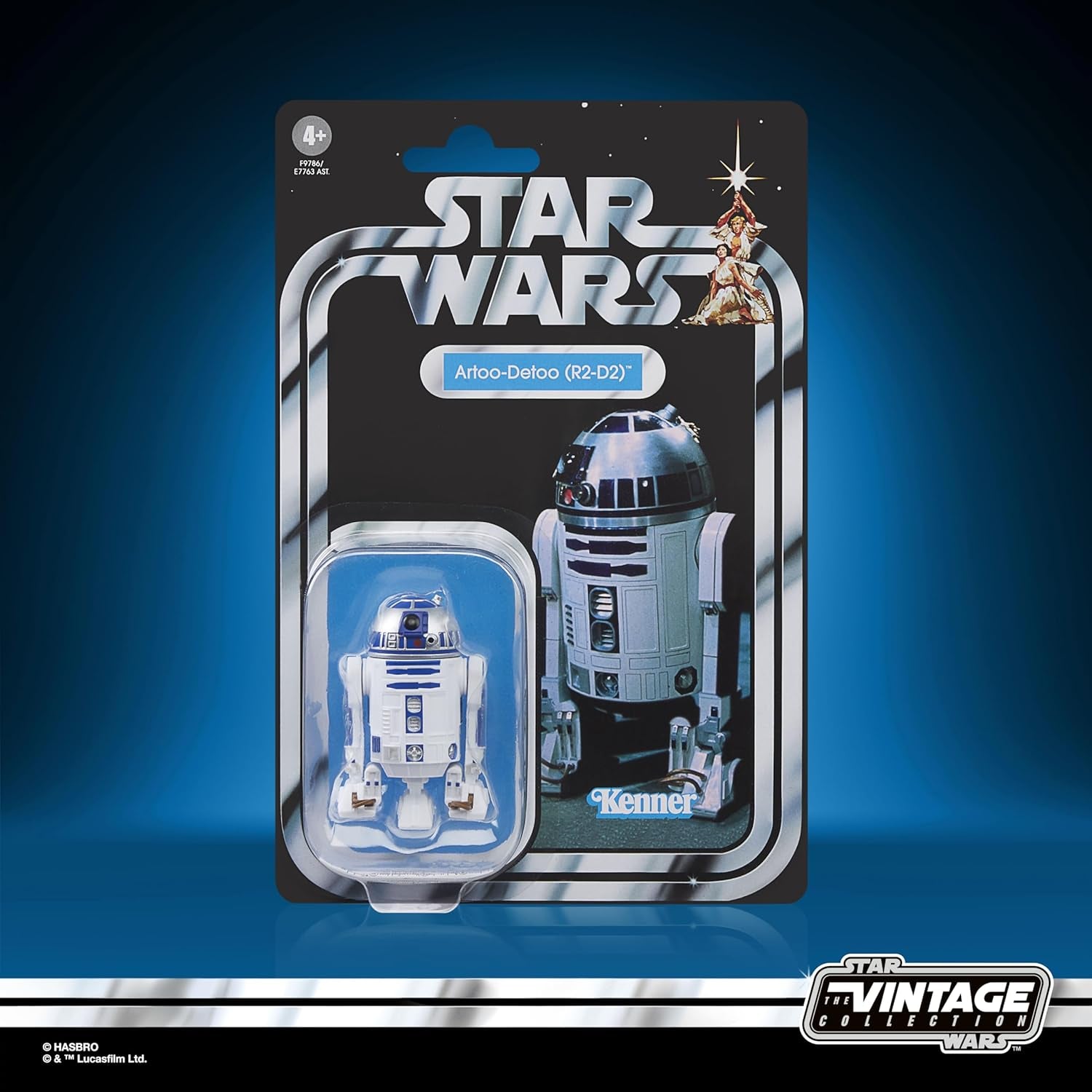 Star Wars the Vintage Collection R-Zwo D-Zwo (R2-D2), Star Wars : Un nouvel espoir à collectionner (échelle 9,5 cm) Figurines Naty Shop