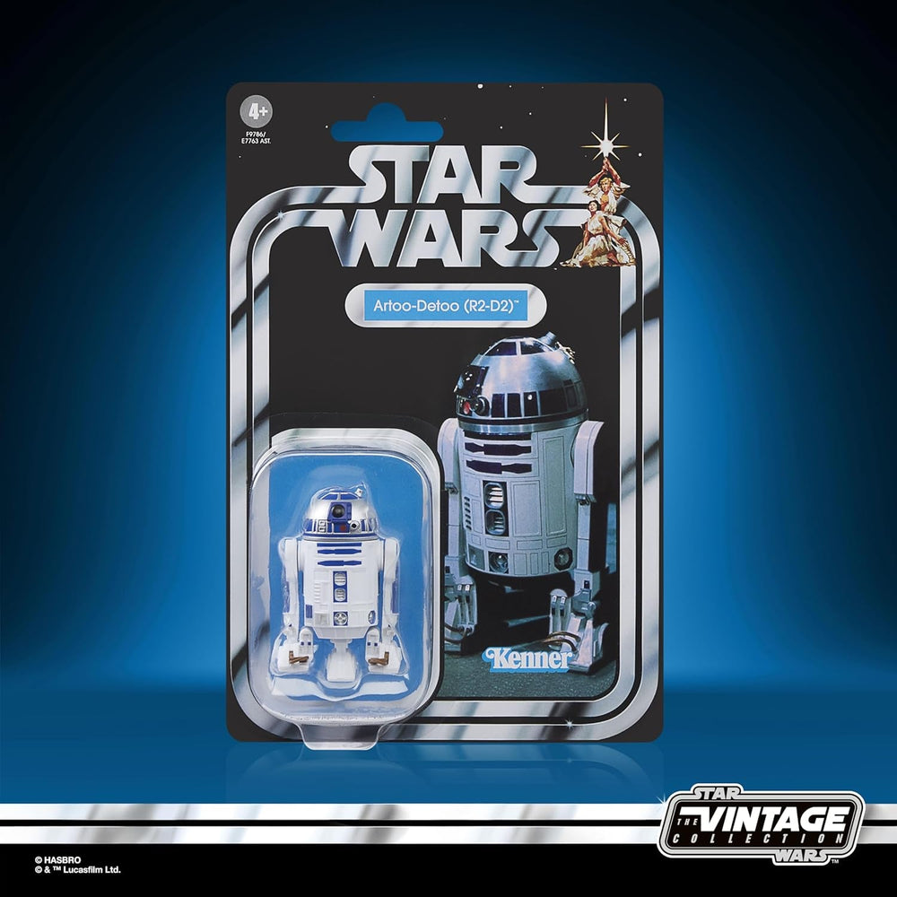 Star Wars the Vintage Collection R-Zwo D-Zwo (R2-D2), Star Wars : Un nouvel espoir à collectionner (échelle 9,5 cm) Figurines Naty Shop