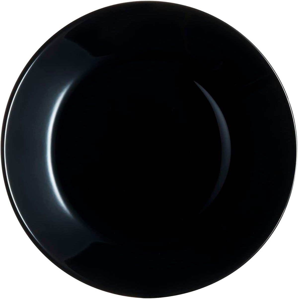 Arcopal Zelie service de table en verre noir, 12 pièces, 4 places, noir