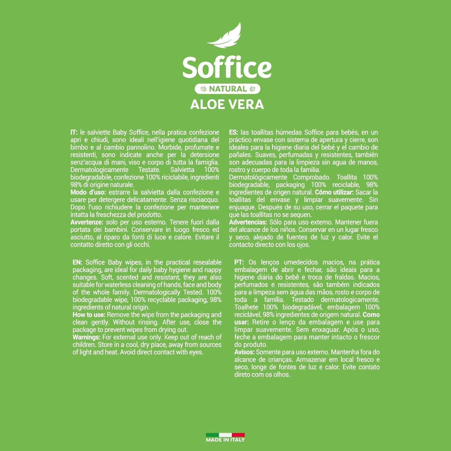 Lingettes démaquillantes bébés et tout-petits - formule hydratante pour l'hygiène quotidienne des bébés et des tout-petits - 12 paquets de 64 lingettes