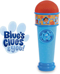 Jouet pour chien de dessin animé avec microphone bleu et pointes bleues, indices bleus, pour garçons et filles, à partir de 3 ans, jouets multicolores pour bébé, boutique Naty