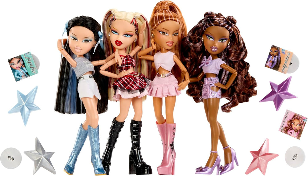 BRATZ Pop Starz Yasmin – Modepuppe mit Anhänger zum Sammeln, Outfit et Musikzubehör