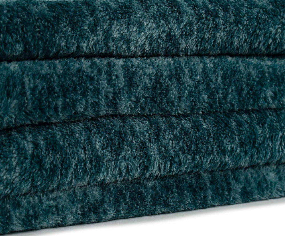 Gözze - Pătură living și confortabilă marmorată, 150 X 200 Cm - Petrol Paturi si Cuverturi Besuche den GÃ¶zze-Store